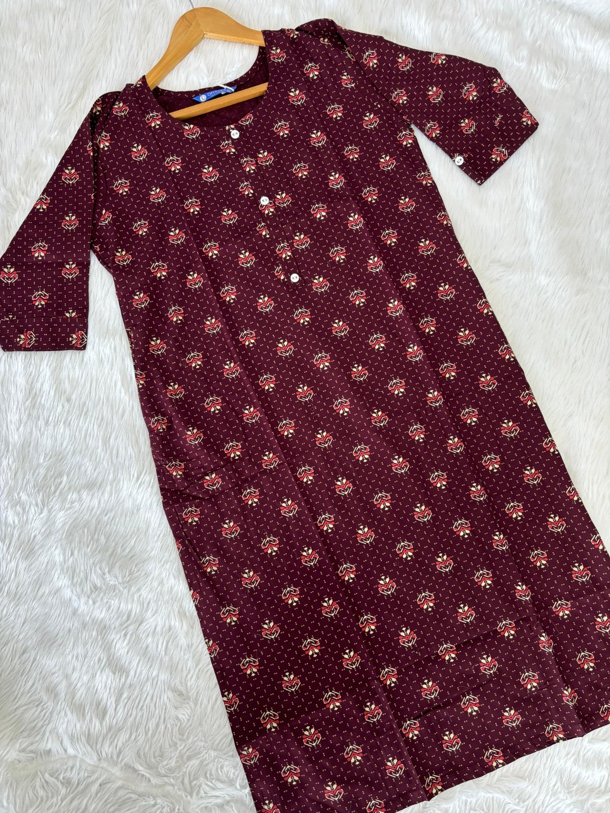 Liva Heavy Rayon Kurti for Women with 3/4th Sleeves – M to XXL