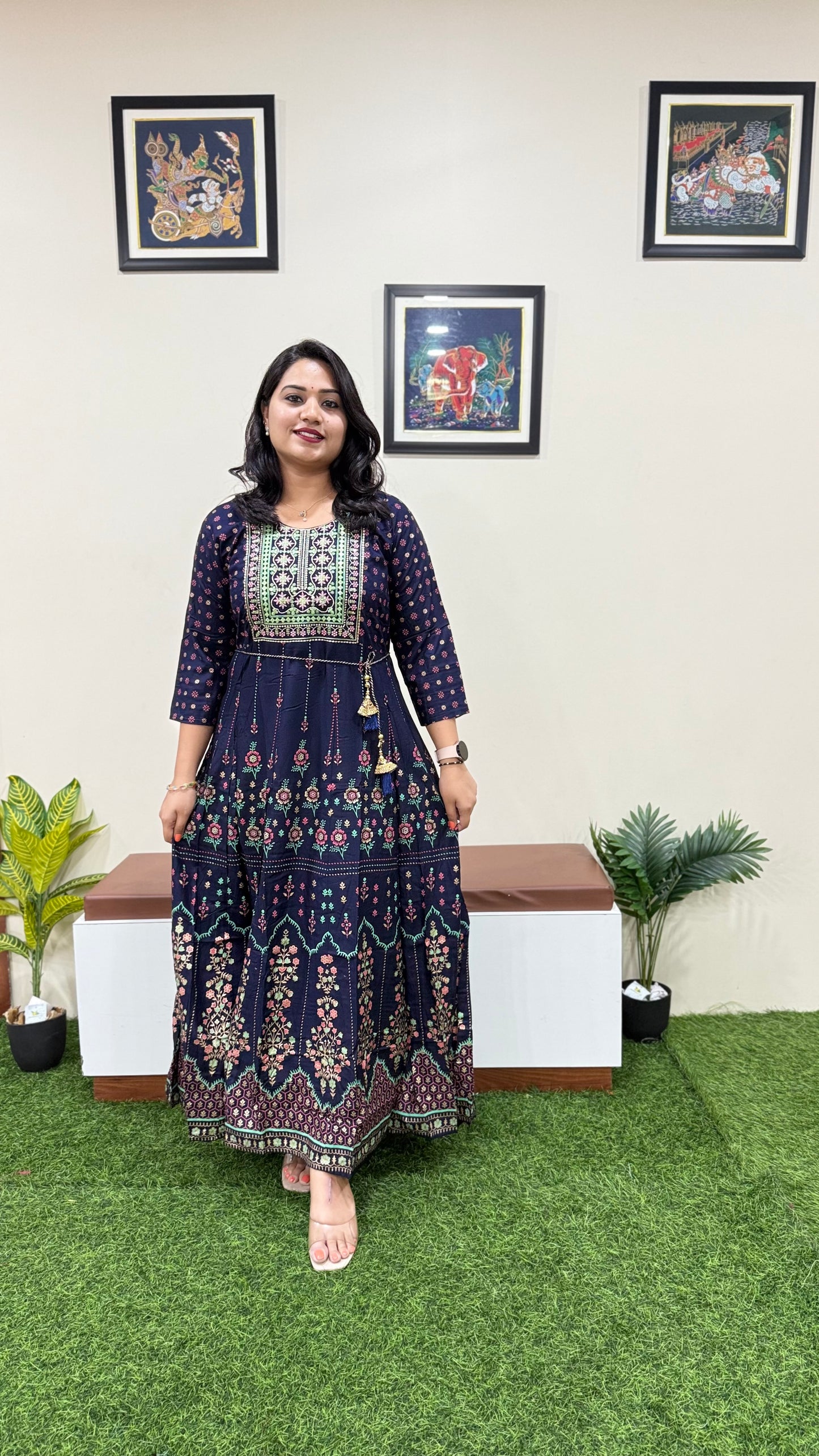 Diwali Night Anarkali Gown- Liva approved