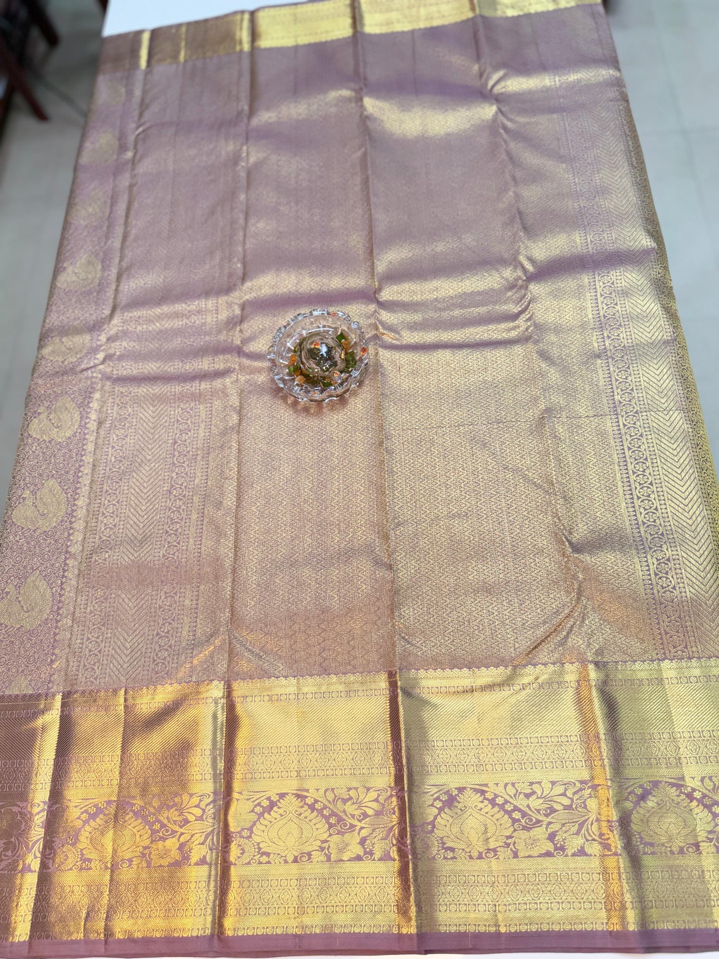 Pure Silk Handloom Saree with Zari Brocade Weaving – Festive & Bridal Collection