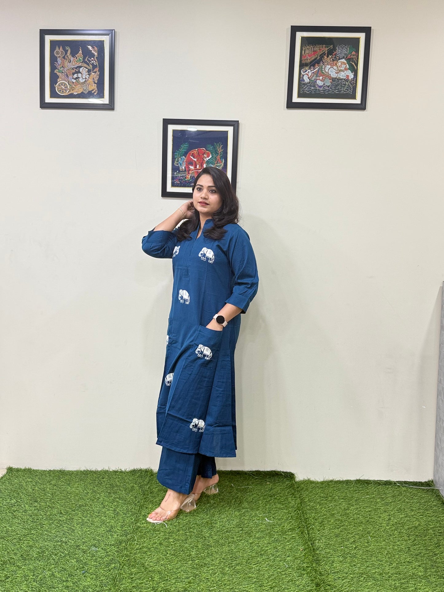 Cotton Flex Co-Ord Set with Smart Tailored Fit – Daily and Office Wear for Women (XL to 3XL)