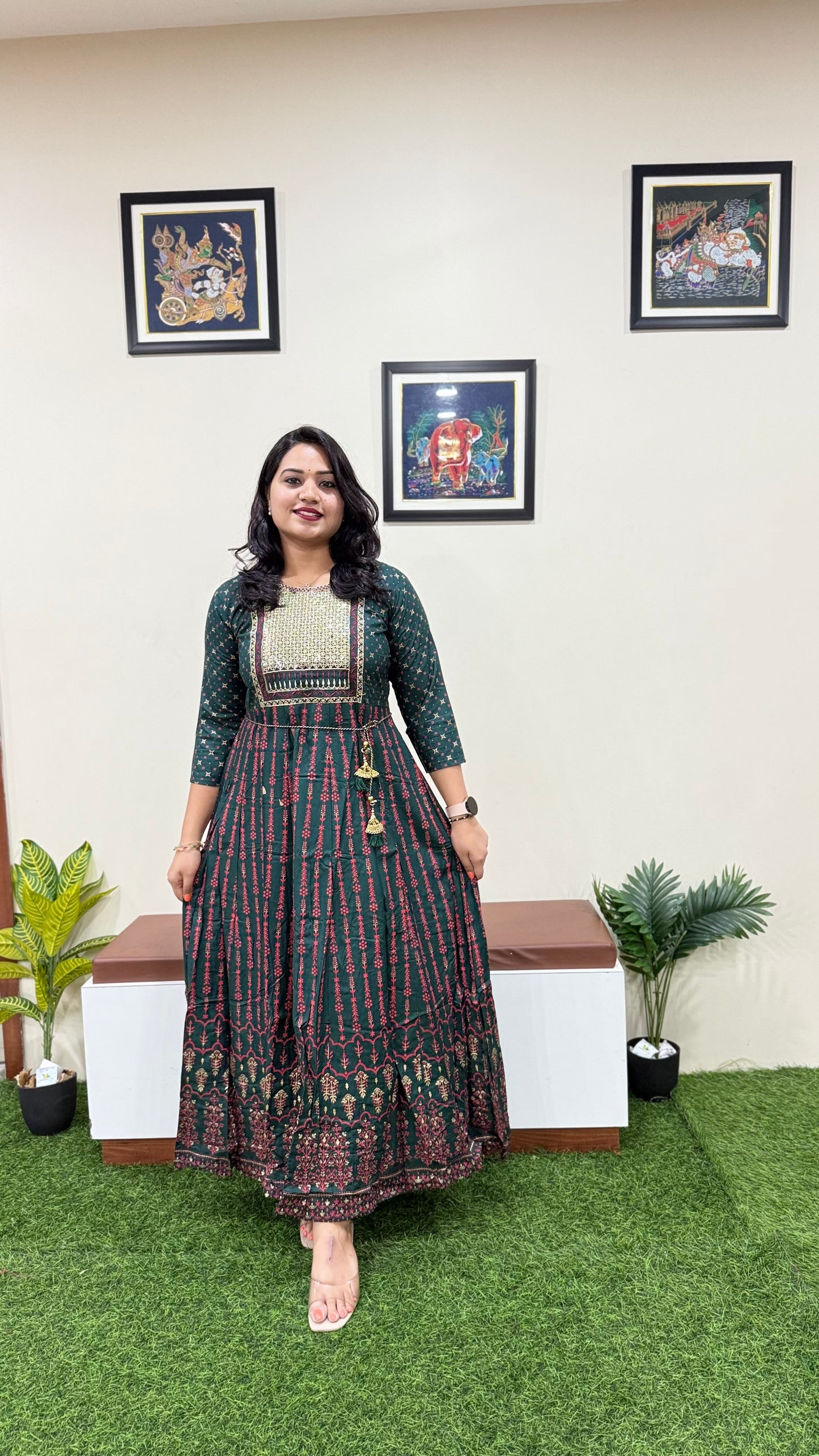 Diwali Night Anarkali Gown- Liva approved