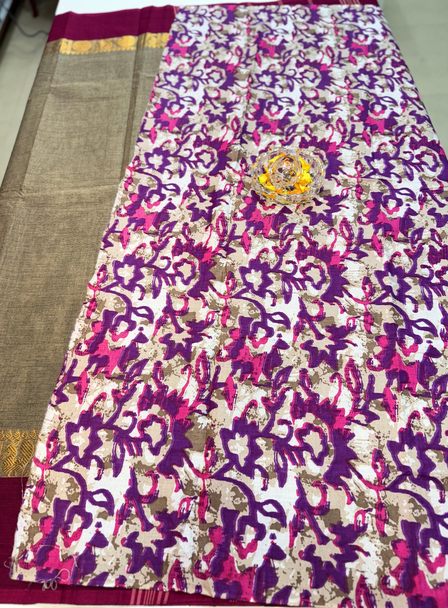 Chettinad Pure Cotton Saree with Zari Border – 80 Count, 20 Colours, 5.5m Length