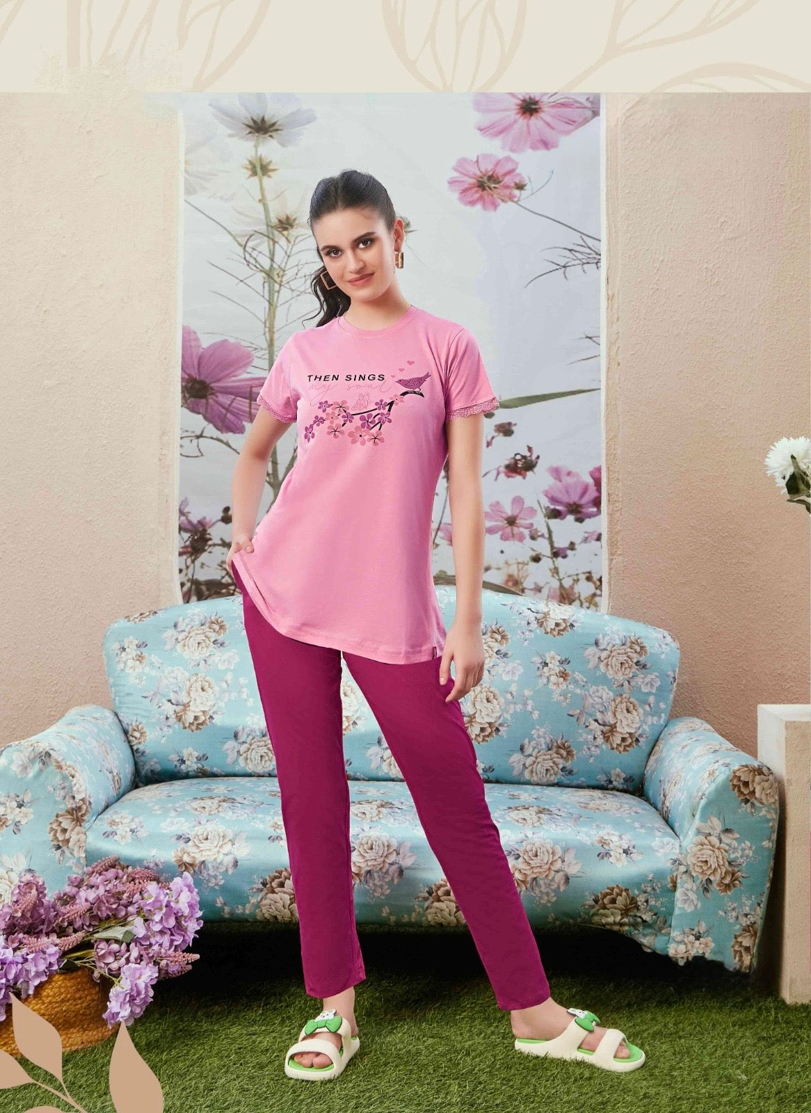 Lycra T-Shirt and Track Pants Set – Stretchable Activewear (M to 2XL)