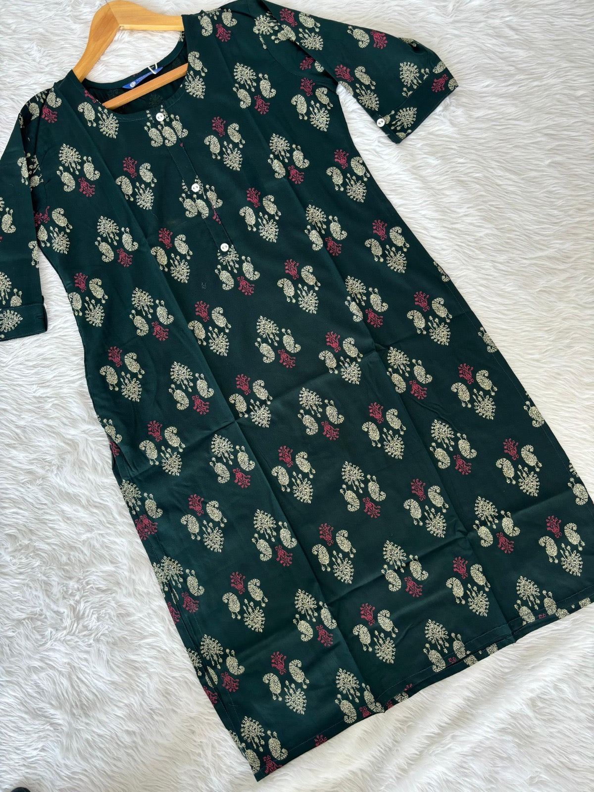 Liva Heavy Rayon Kurti for Women with 3/4th Sleeves – M to XXL