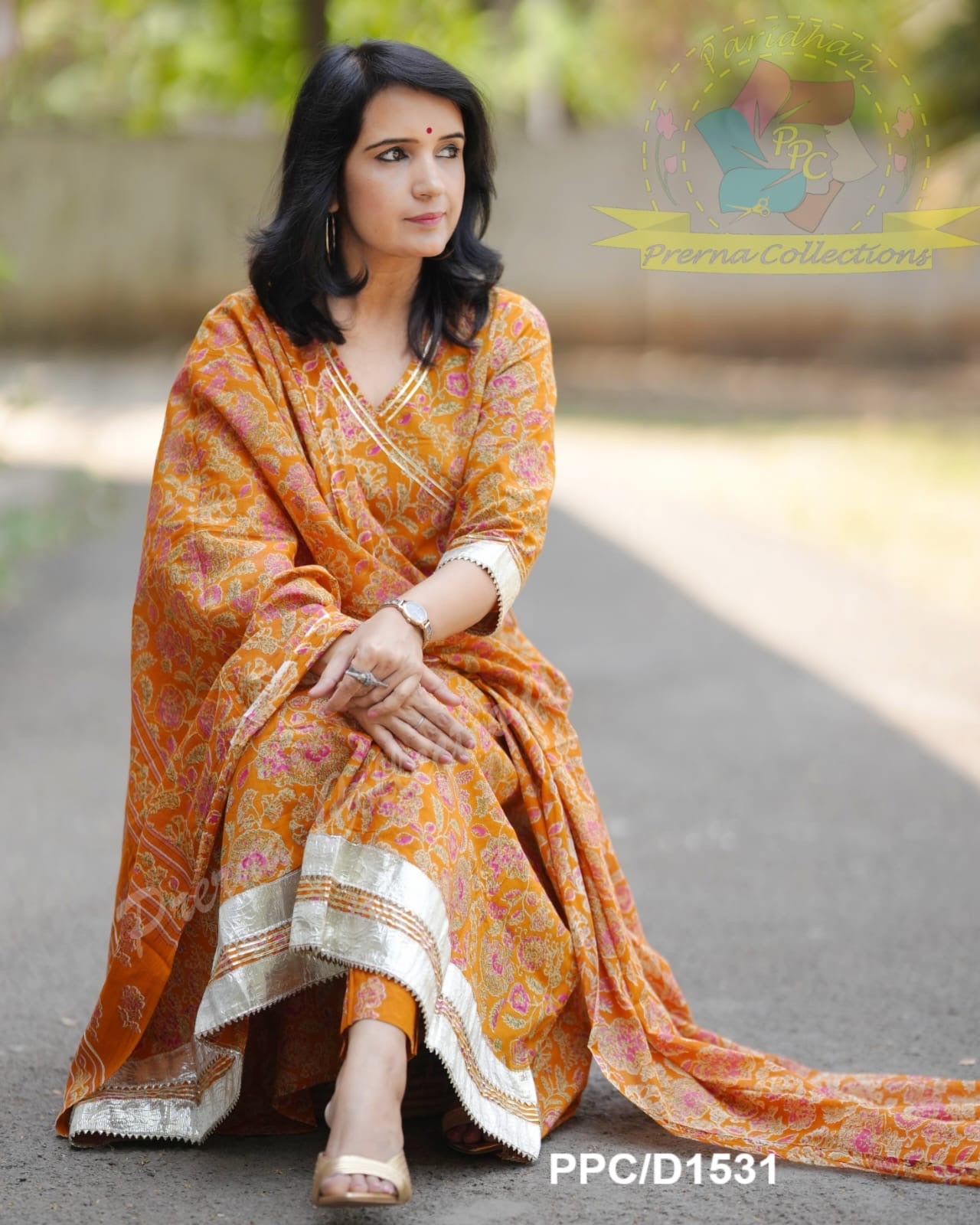 Gotta Work Anarkali Dress for Women – Elegant Ethnic Wear – Sizes 36 to 44 – Fully Stitched