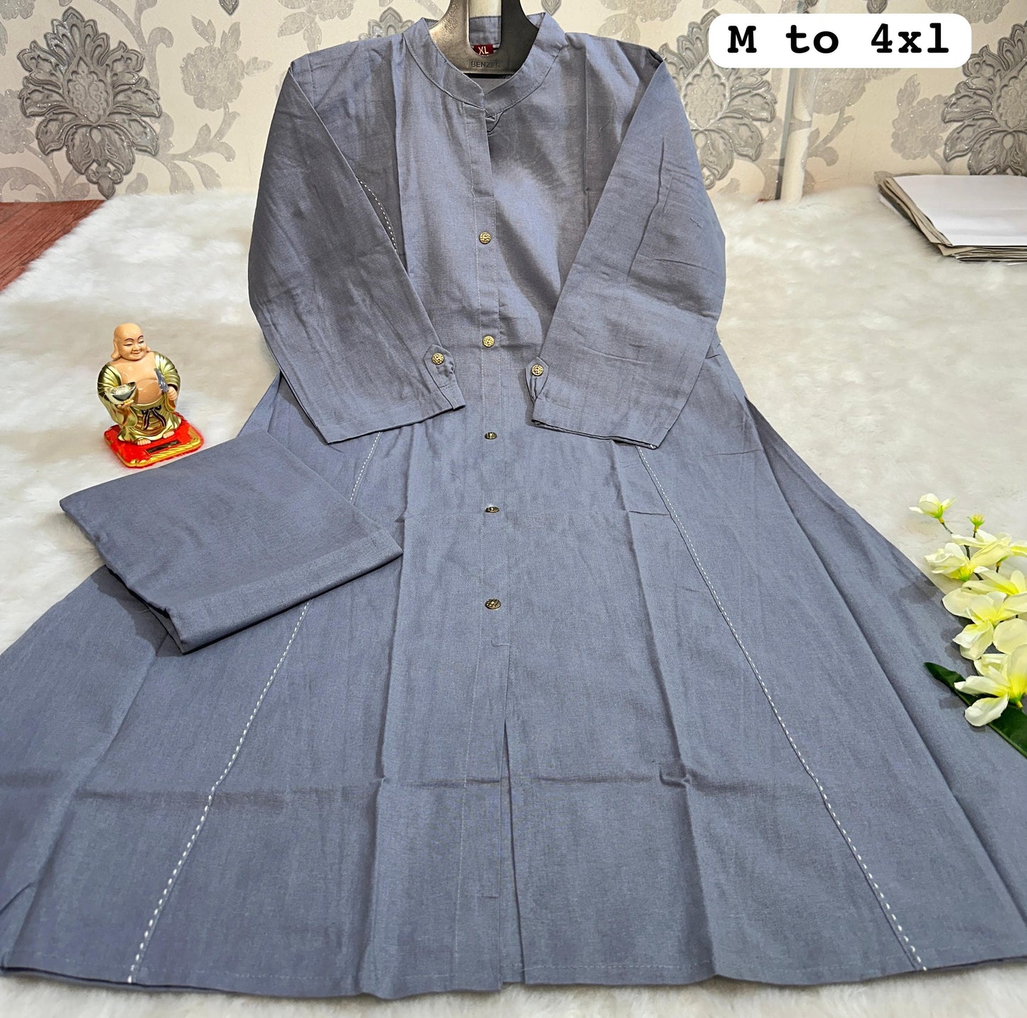 Premium Heavy Work Straight Kurti with Pant - Unmatched Quality, Unbeatable Price