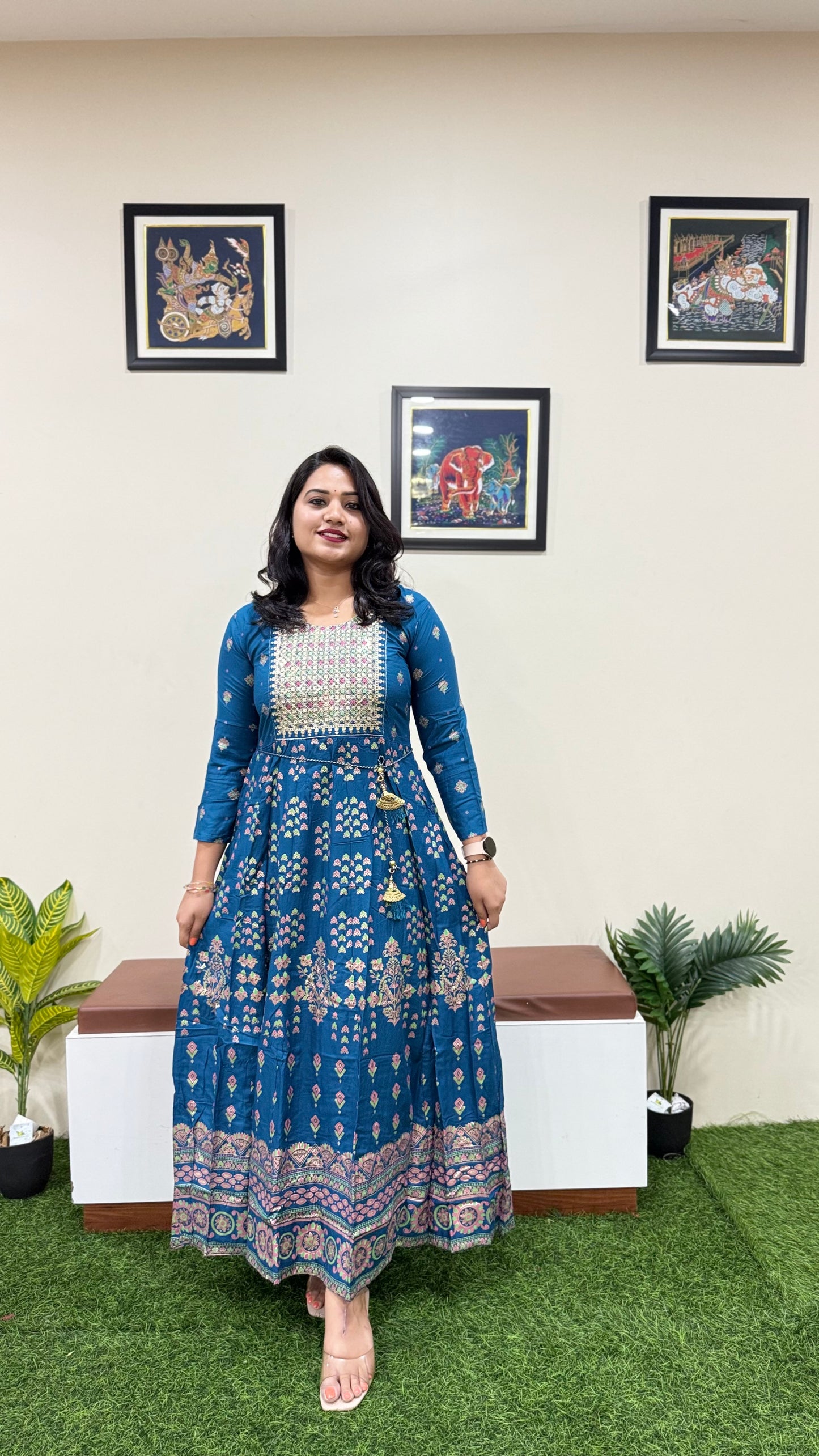 Diwali Night Anarkali Gown- Liva approved