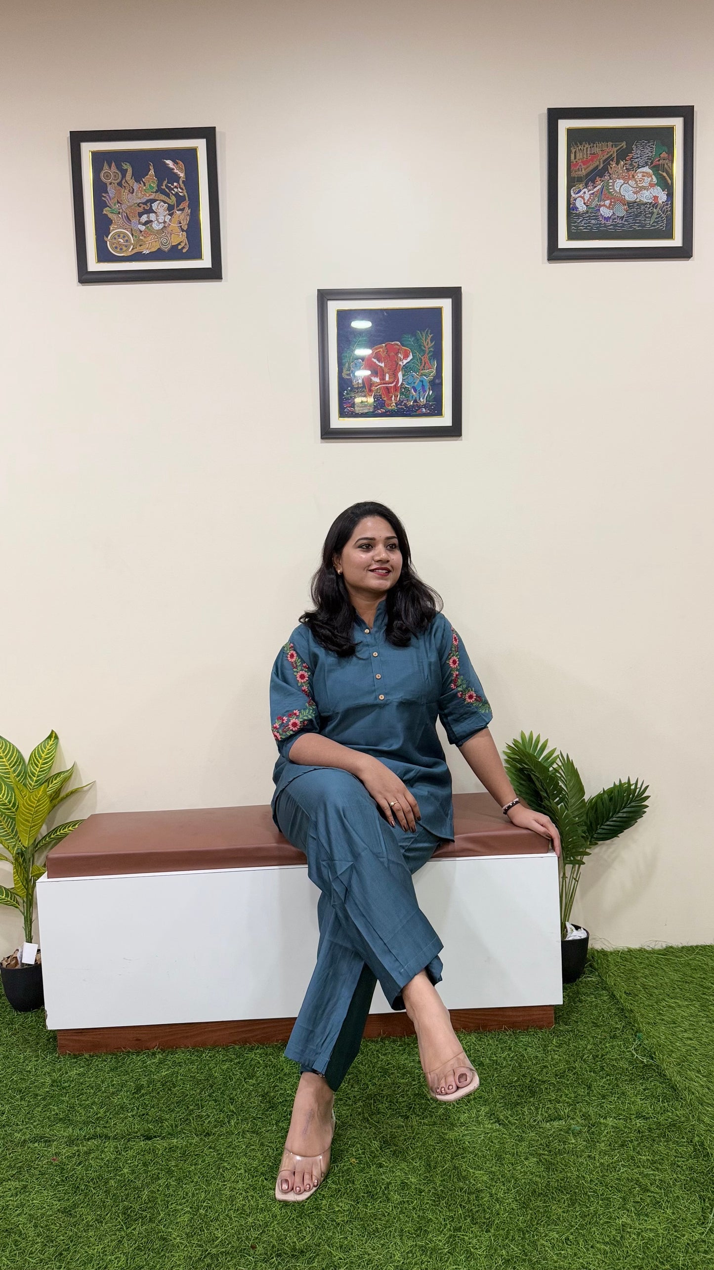 Women's Vatican Silk Co-ord Set in Rich Color Combinations – Sizes L to 3XL