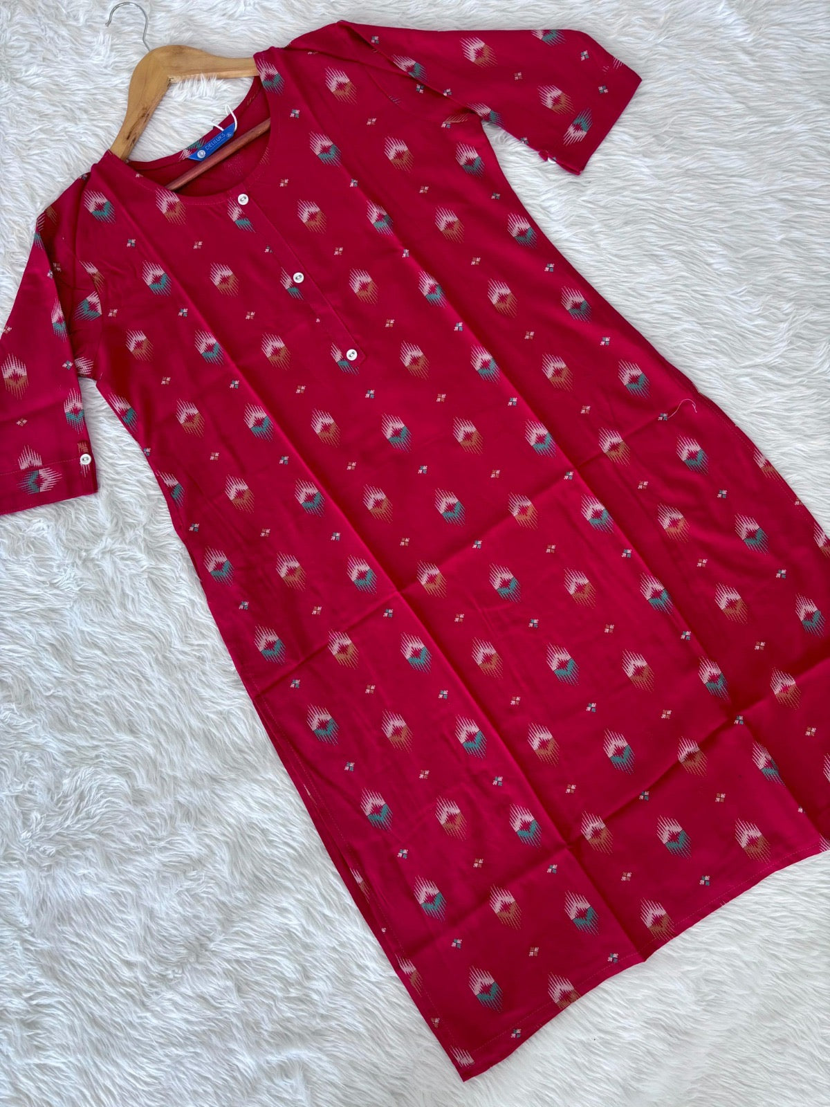 Liva Heavy Rayon Kurti for Women with 3/4th Sleeves – M to XXL