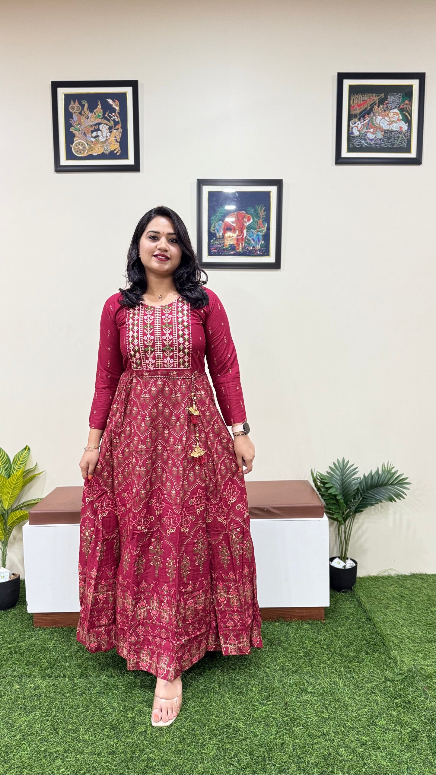 Diwali Night Anarkali Gown- Liva approved
