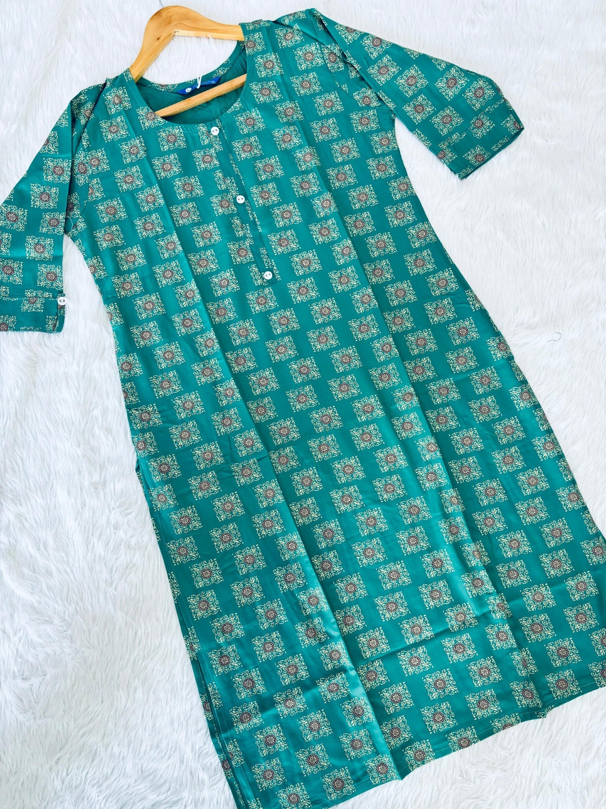 Liva Heavy Rayon Kurti for Women with 3/4th Sleeves – M to XXL