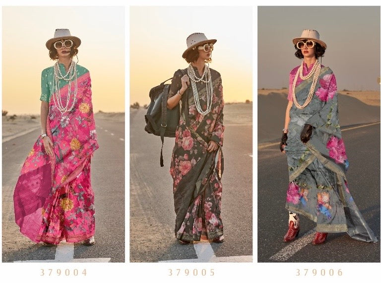 Printed Handwoven Tussar Silk Saree – Women’s Festive and Traditional Wear