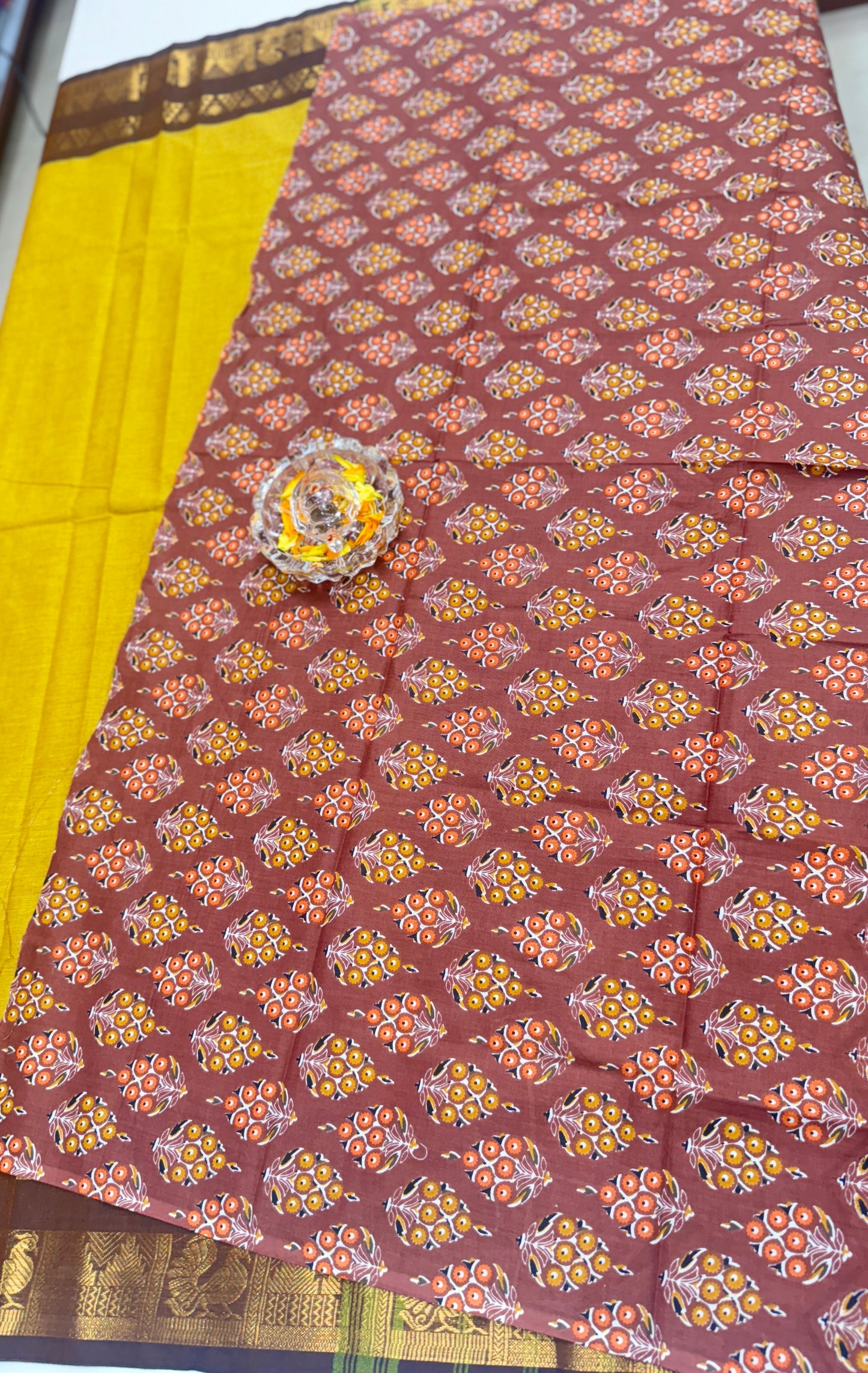 Chettinad Pure Cotton Saree with Zari Border – 80 Count, 20 Colours, 5.5m Length