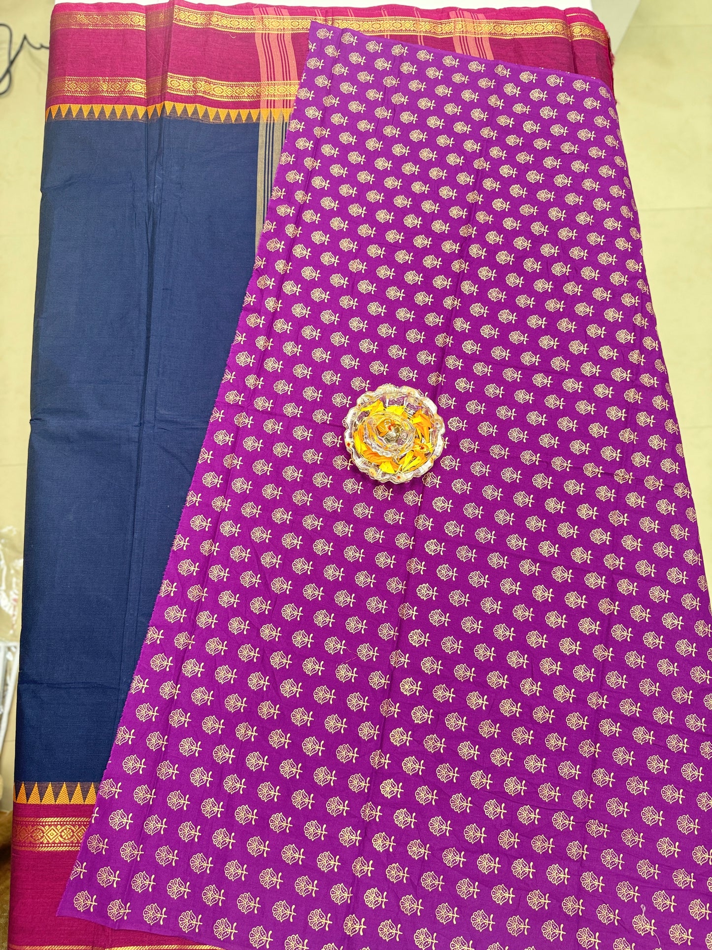 Chettinad Pure Cotton Saree with Zari Border – 80 Count, 20 Colours, 5.5m Length
