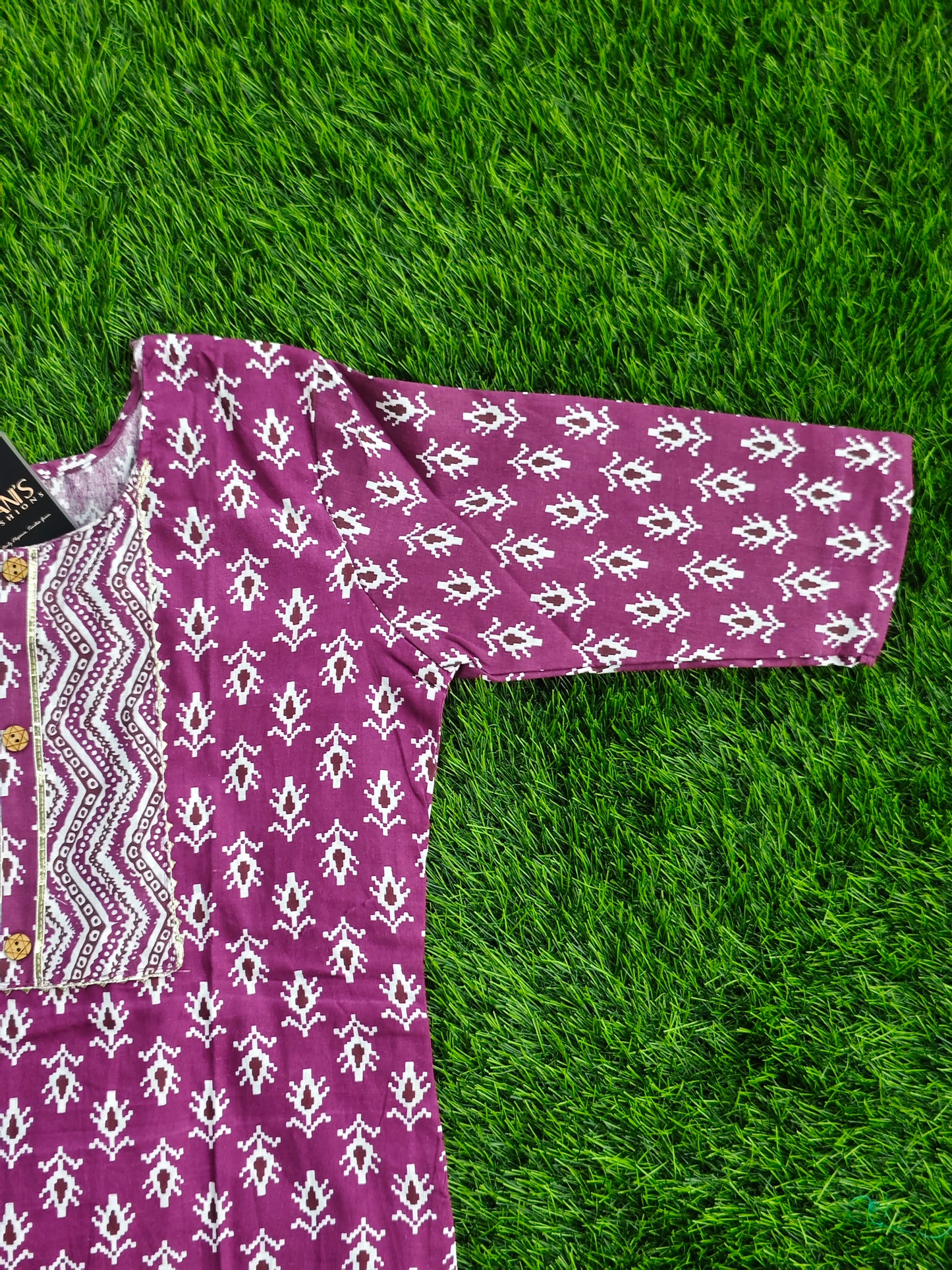 Summer Cotton Kurti Pant Set for Women with Vibrant Prints and Relaxed Fit