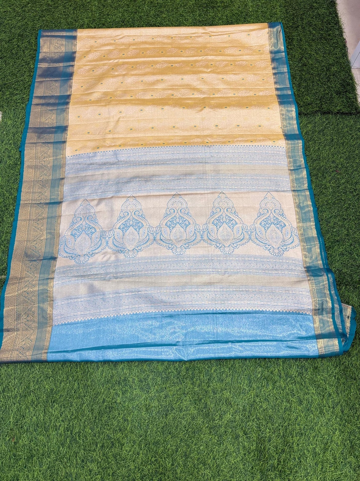 Semi Kanchi Tissue Brocade Collection - Mani's Fashions