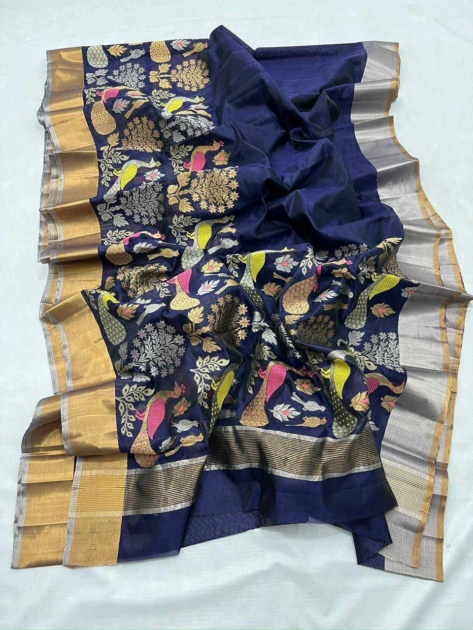 Chanderi Sarees - Mani's Fashions