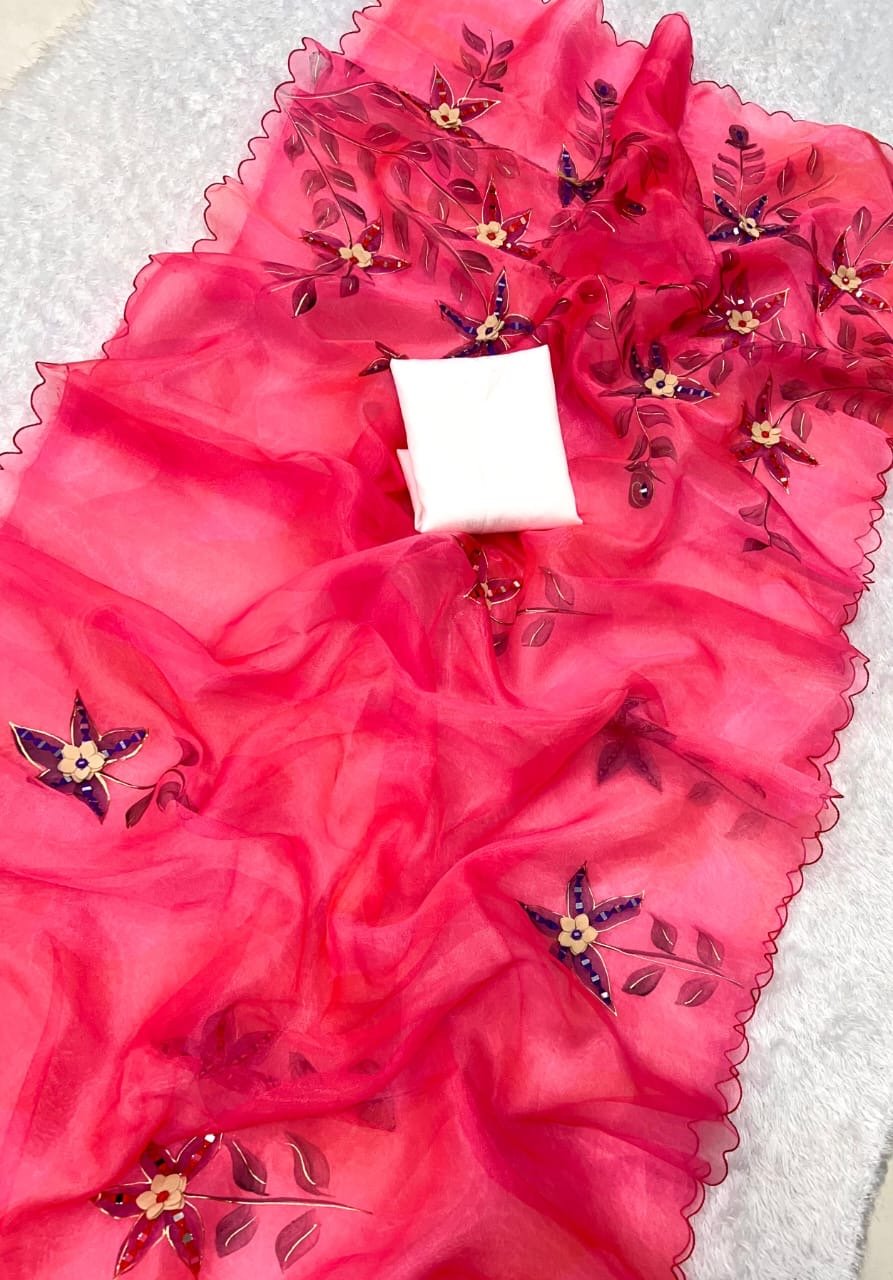 Organza Sarees - Mani's Fashions