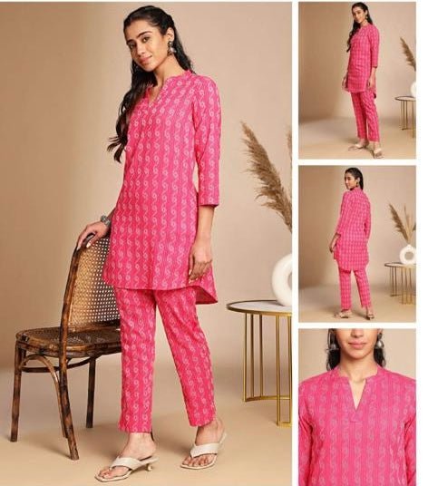 Two Piece Kurti Pant Sets - Mani's Fashions