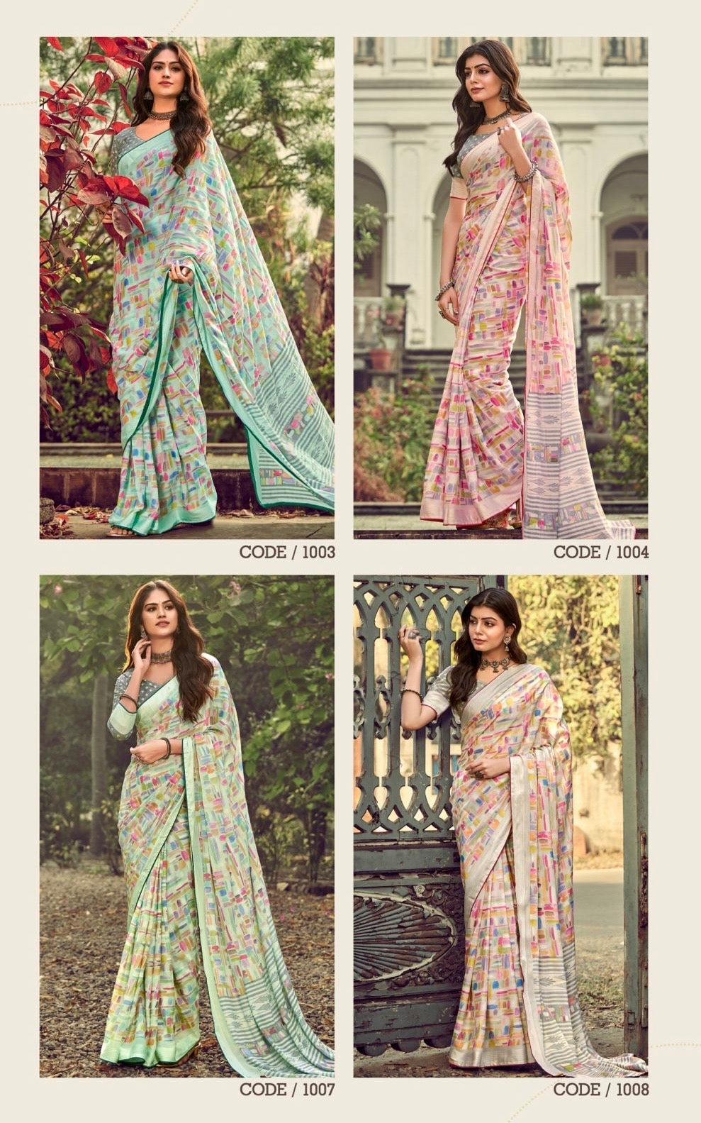 Women’s Pure Viscose Georgette Saree with Fancy Designer Blouse