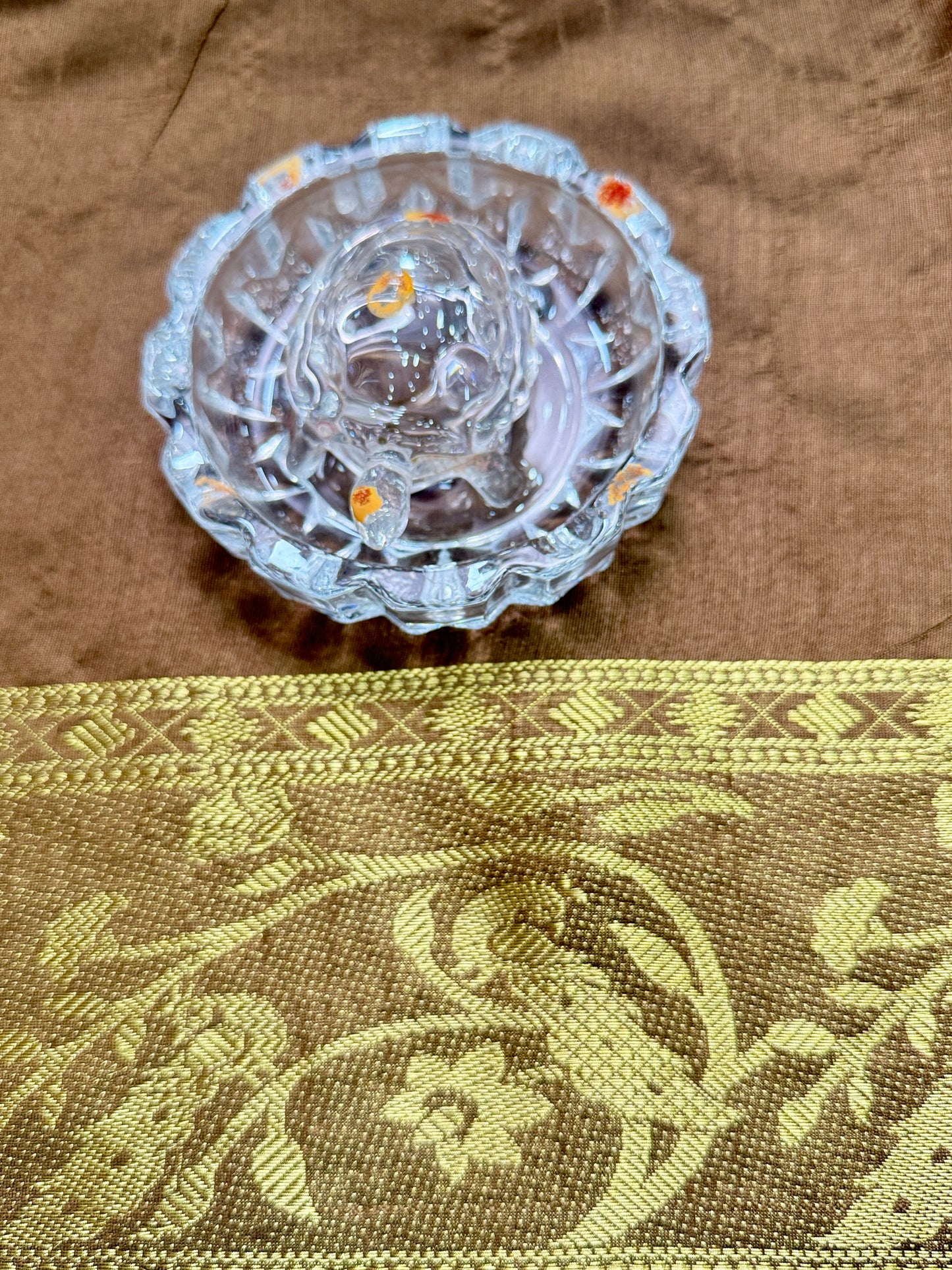 Semi Raw Silk Saree with Zari Hand Border, Heavy Jamdani Pallu and Contrast Blouse