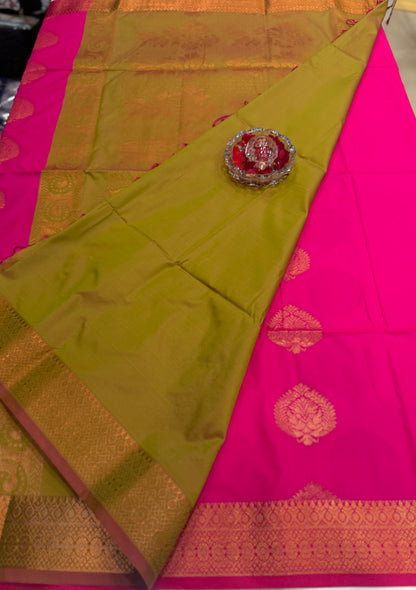 Soft Silk Sarees with Zari Work and Contrast Borders for Women – Festive and Traditional Wear