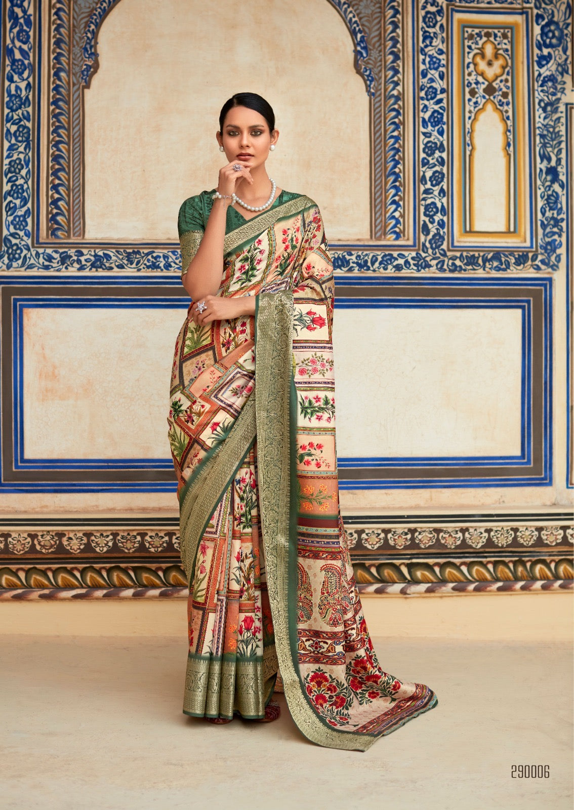 Dola Viscose Silk Saree with Exquisite Printed Design – Elegant Festive Wear for Women