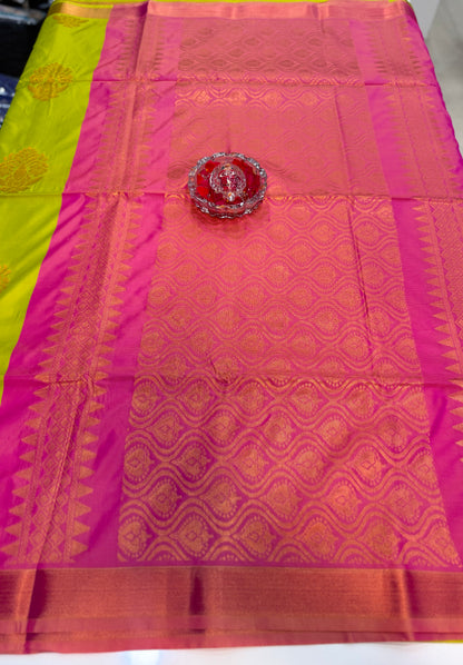 Soft Silk Sarees with Zari Work and Contrast Borders for Women – Festive and Traditional Wear
