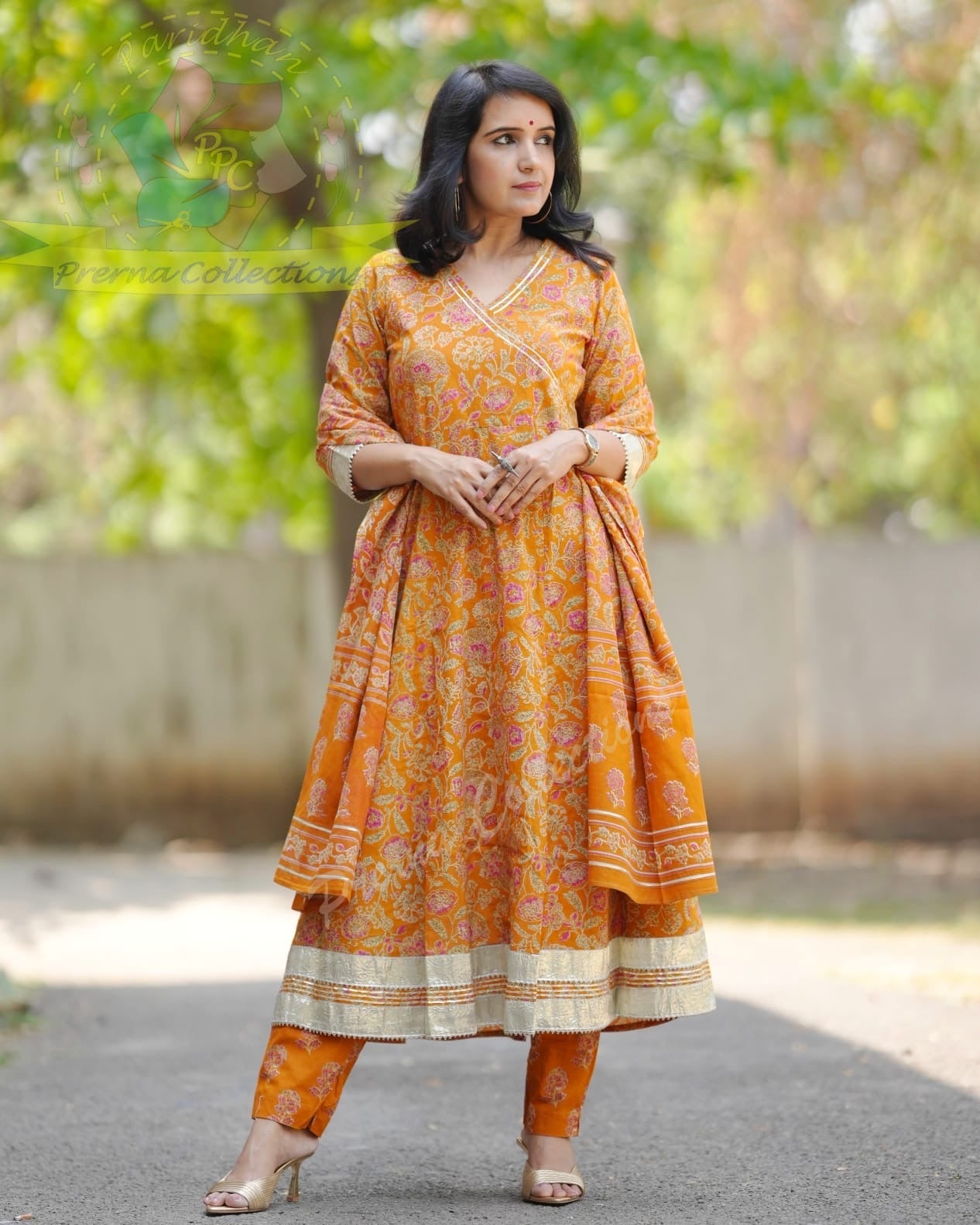 Gotta Work Anarkali Dress for Women – Elegant Ethnic Wear – Sizes 36 to 44 – Fully Stitched