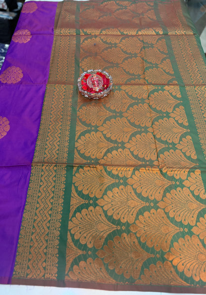 Soft Silk Sarees with Zari Work and Contrast Borders for Women – Festive and Traditional Wear
