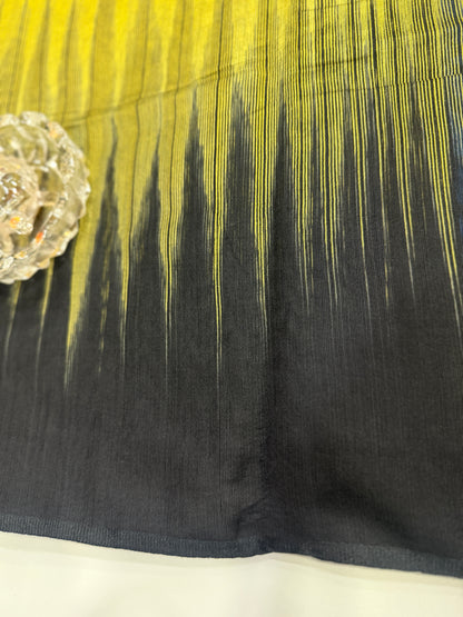 Ikat Kotki Cotton Silk Saree for Women with Matching Blouse Piece – Handwoven Traditional Design