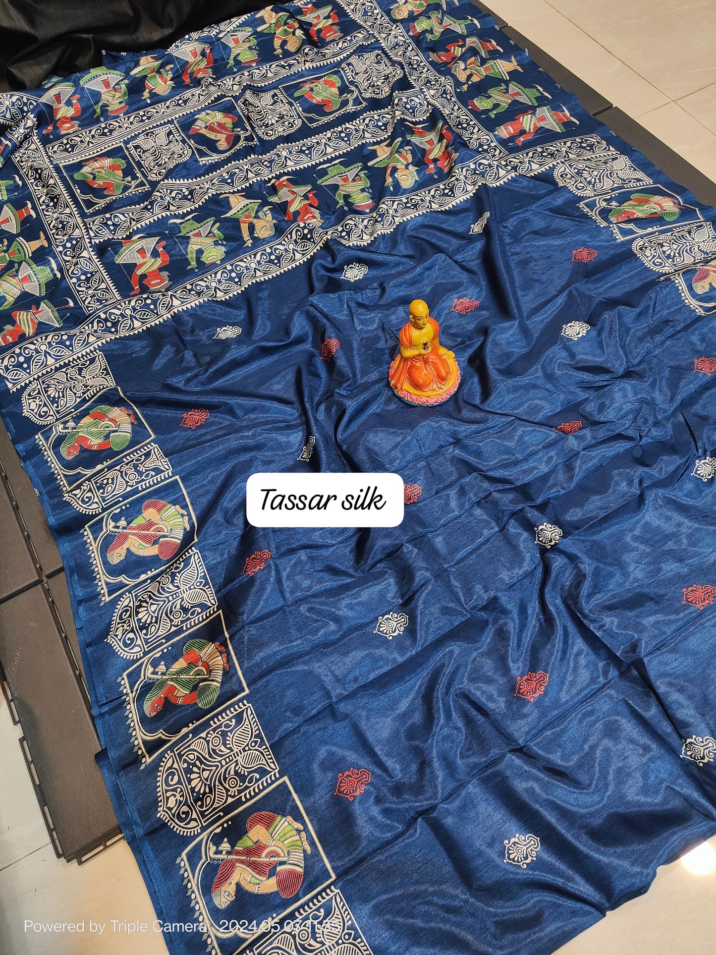 Tussar Silk Saree with Blouse Piece – Women’s Festive and Traditional Wear