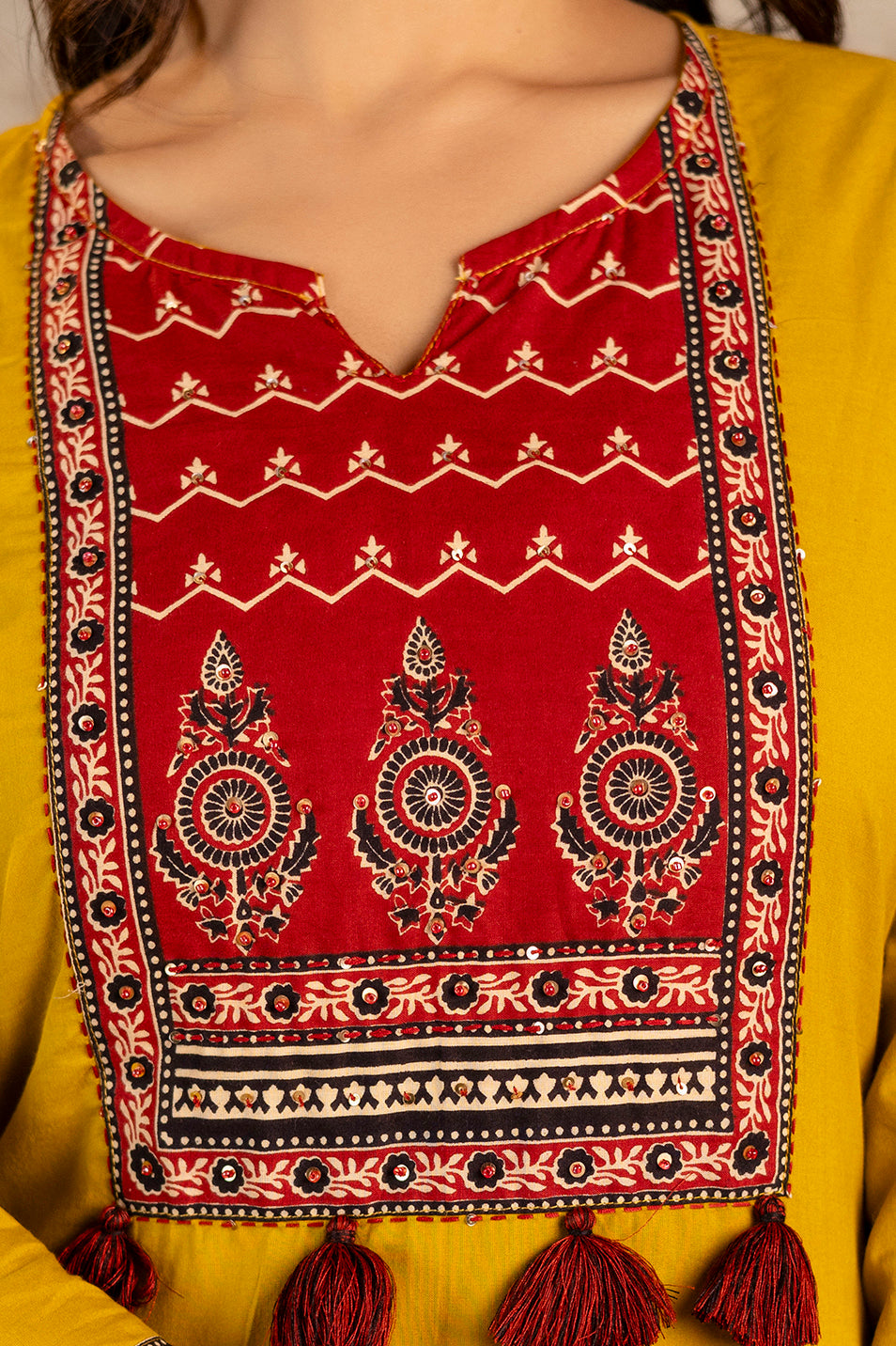 Pure Cotton Printed Kurti Pant Dupatta Set for Women