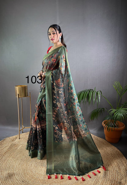 Ethereal Elegance Kashmiri Pashmina Silk