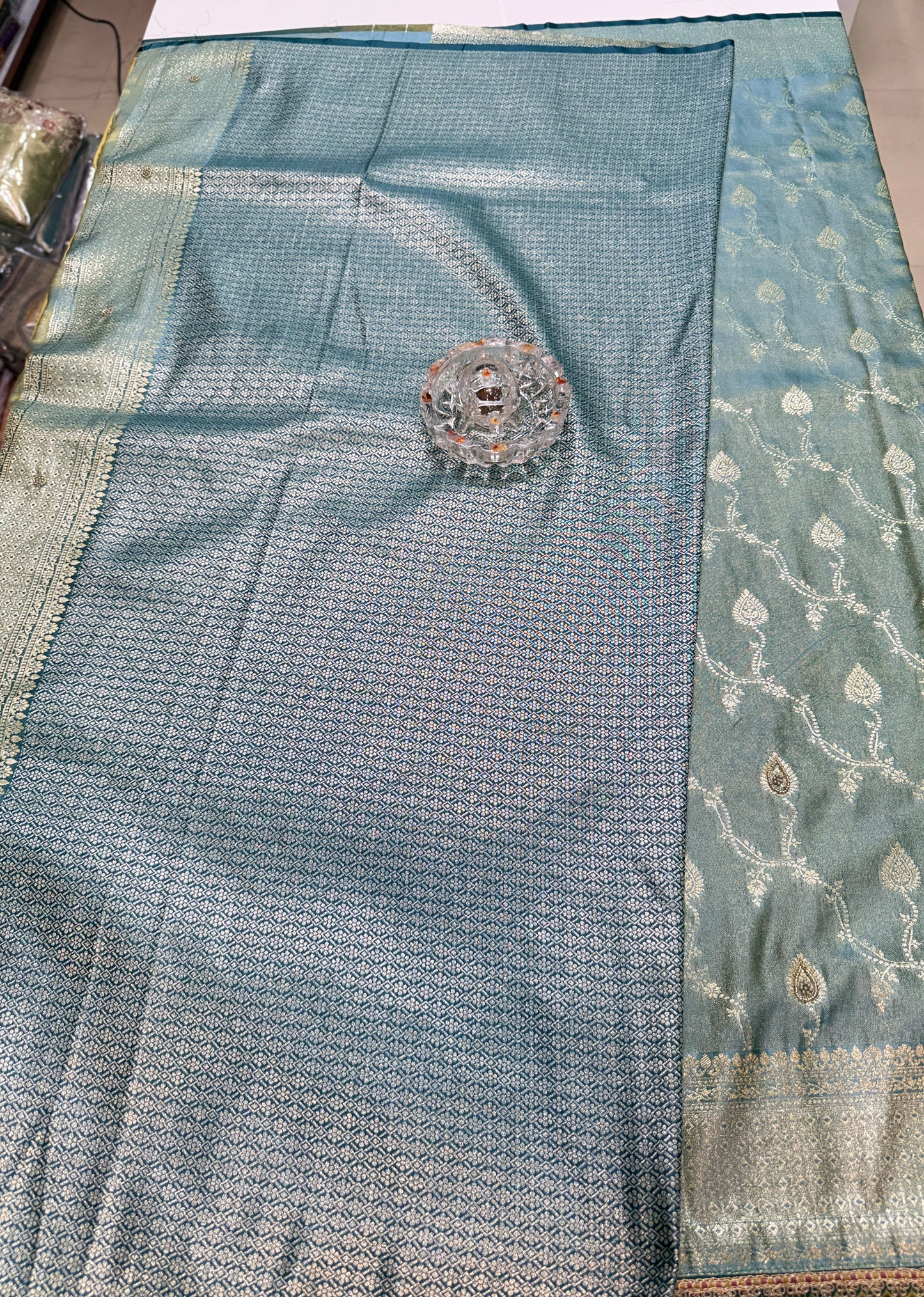 Premium Viscose Silk Saree with Heavy Embroidered Designer Blouse – Wedding and Bridal Wear