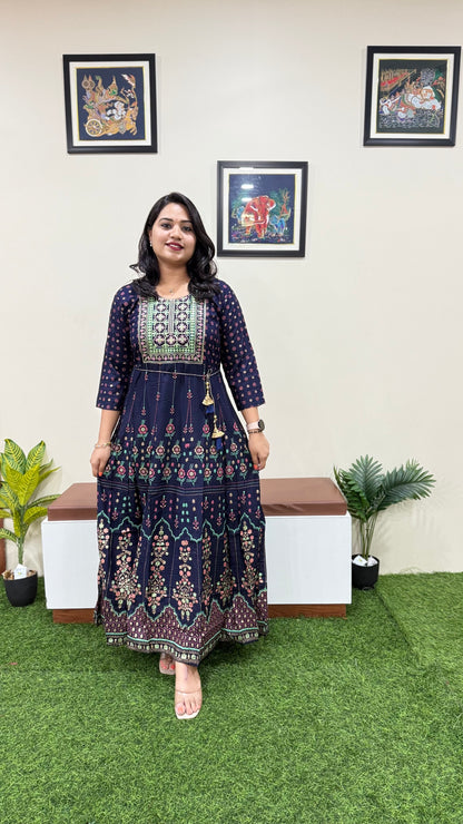 Diwali Night Anarkali Gown- Liva approved