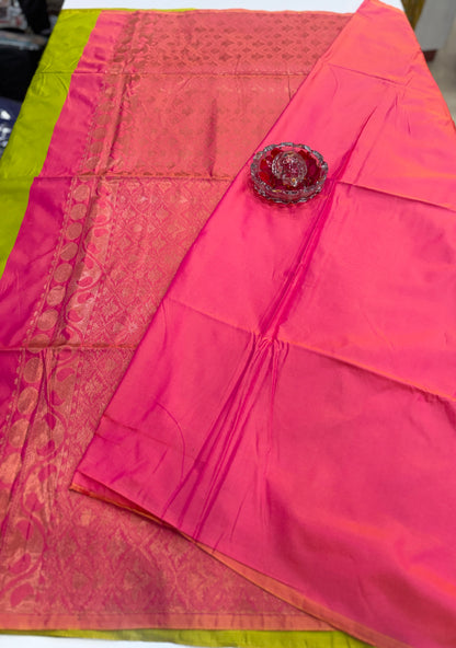 Soft Silk Sarees with Zari Work and Contrast Borders for Women – Festive and Traditional Wear