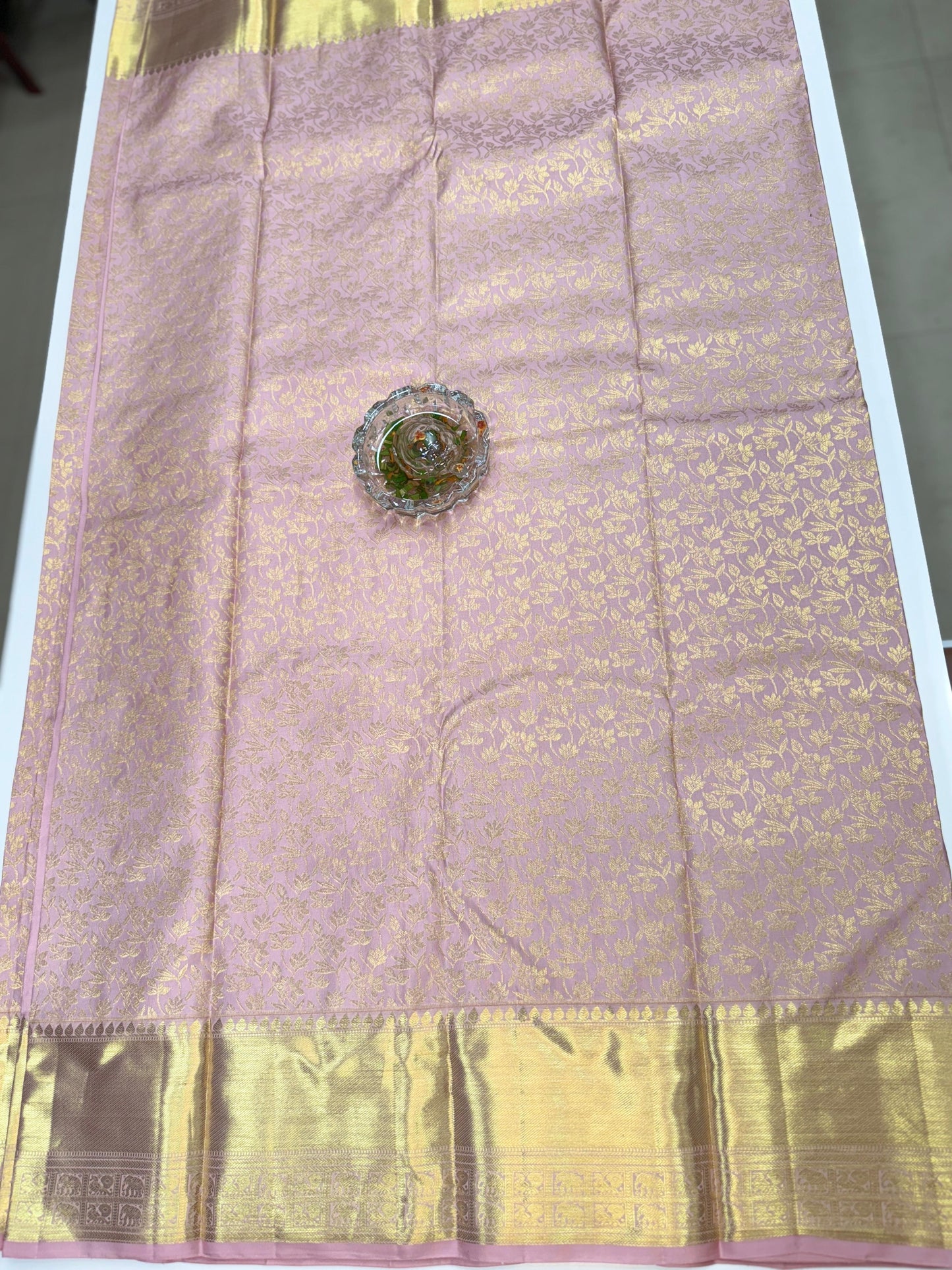 Pure Silk Handloom Brocade Saree with Zari Weaving – Bridal & Festive Collection