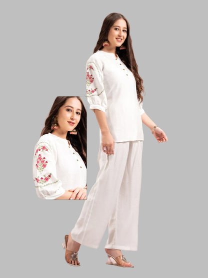 Women's Vatican Silk Co-ord Set in Rich Color Combinations – Sizes L to 3XL