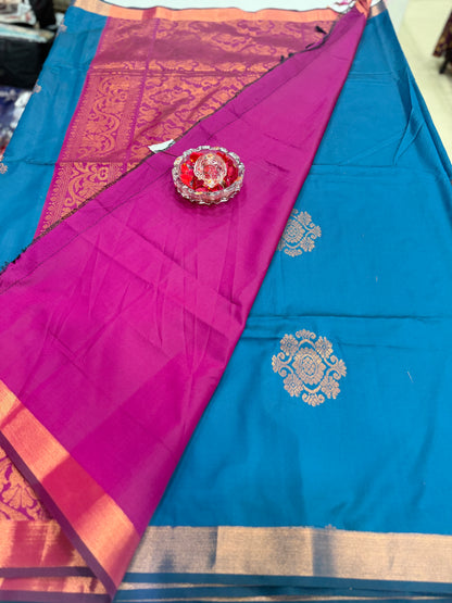 Soft Silk Sarees with Zari Work and Contrast Borders for Women – Festive and Traditional Wear