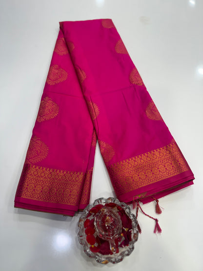 Soft Silk Sarees with Zari Work and Contrast Borders for Women – Festive and Traditional Wear