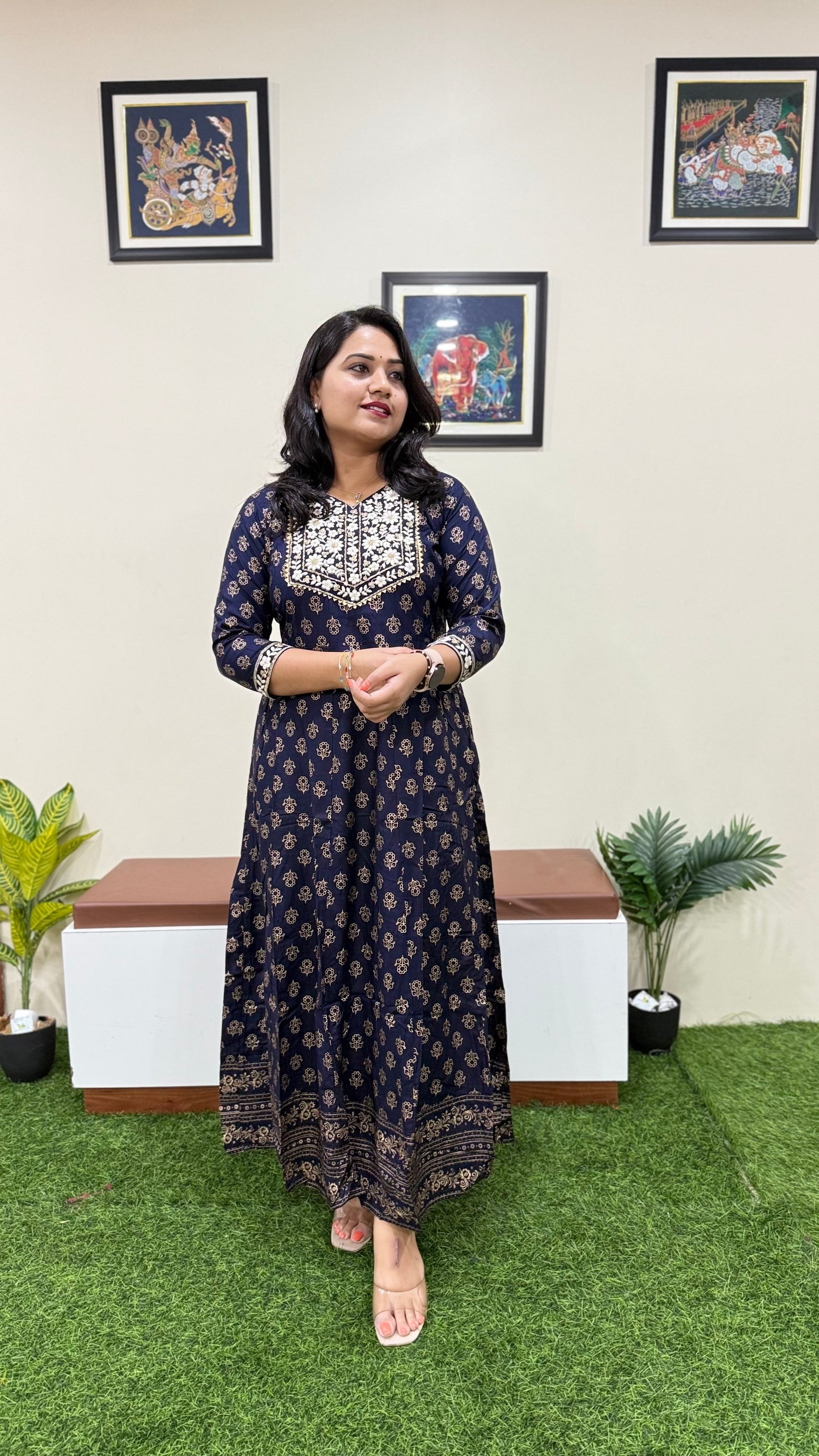 Sapphire Skyline Long Premium Gown