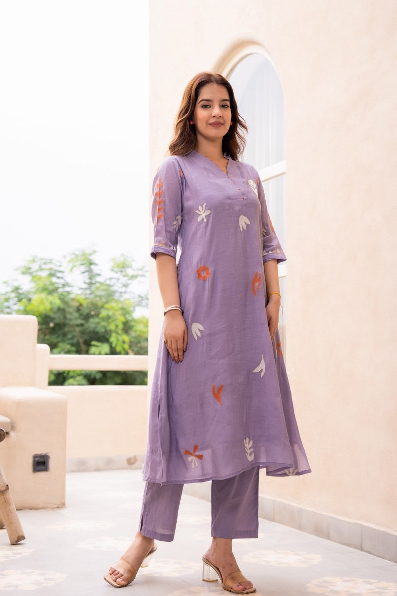 Pure Cotton Printed Kurta Pant Set – Comfortable Daily and Casual Wear for Women