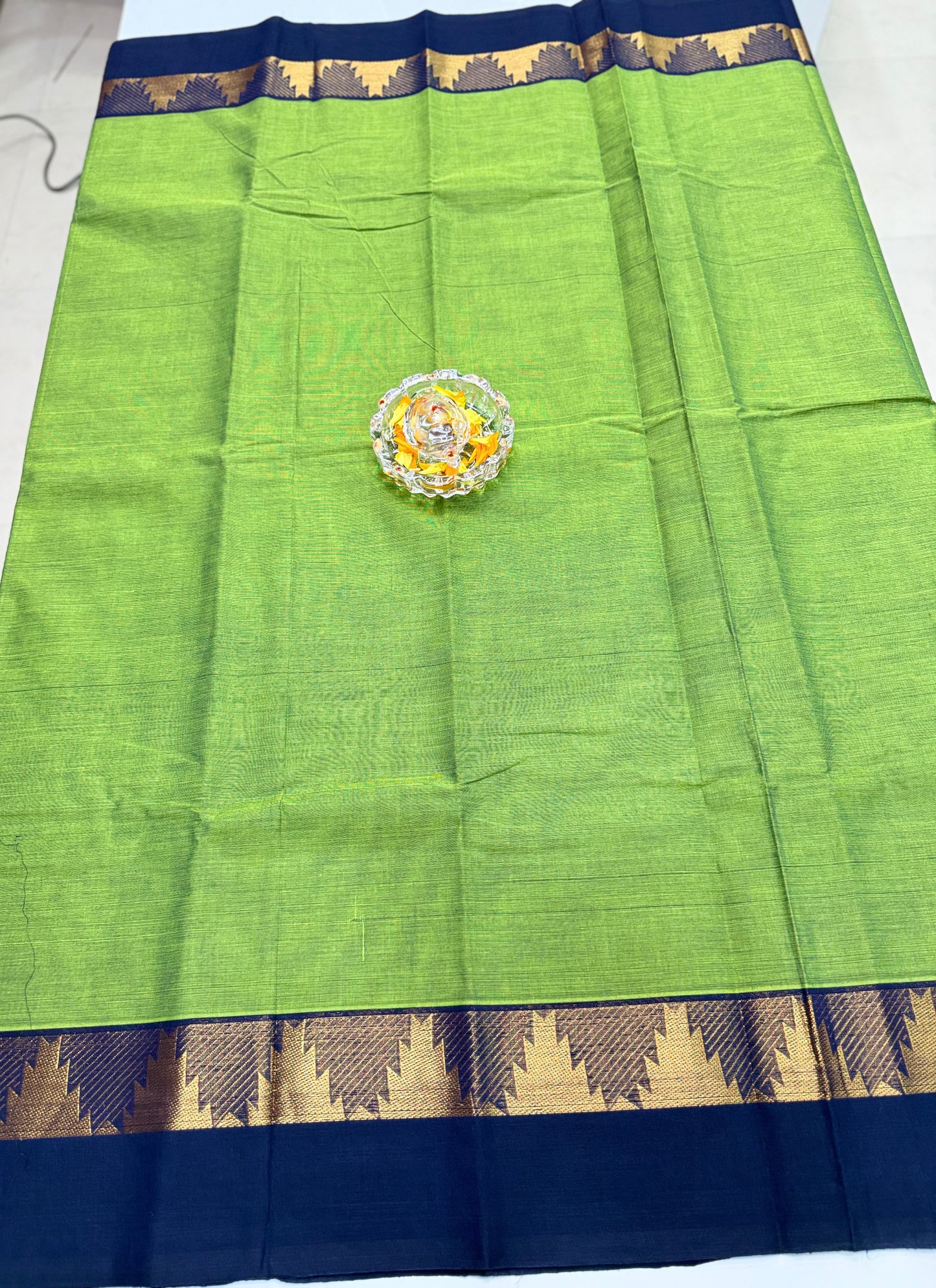 Chettinad Pure Cotton Saree with Zari Border – 80 Count, 20 Colours, 5.5m Length