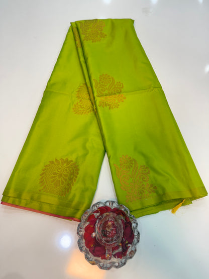 Soft Silk Sarees with Zari Work and Contrast Borders for Women – Festive and Traditional Wear