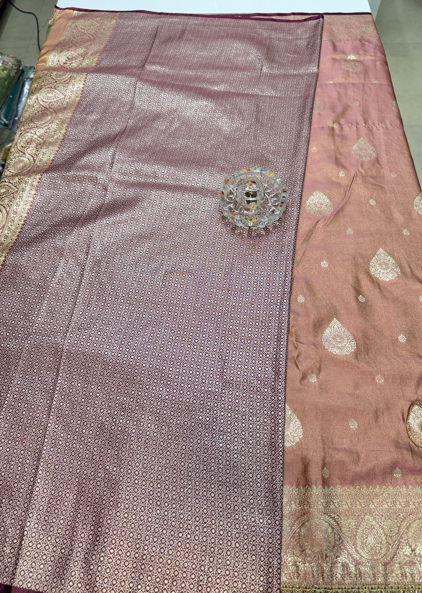 Premium Viscose Silk Saree with Heavy Embroidered Designer Blouse – Wedding and Bridal Wear