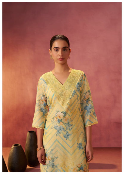 Linen Kurta Pant Dupatta Set for Women – Lightweight and Breathable Ethnic Wear