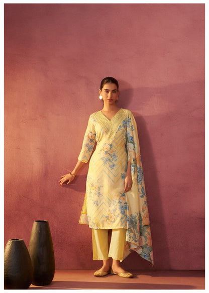 Linen Kurta Pant Dupatta Set for Women – Lightweight and Breathable Ethnic Wear