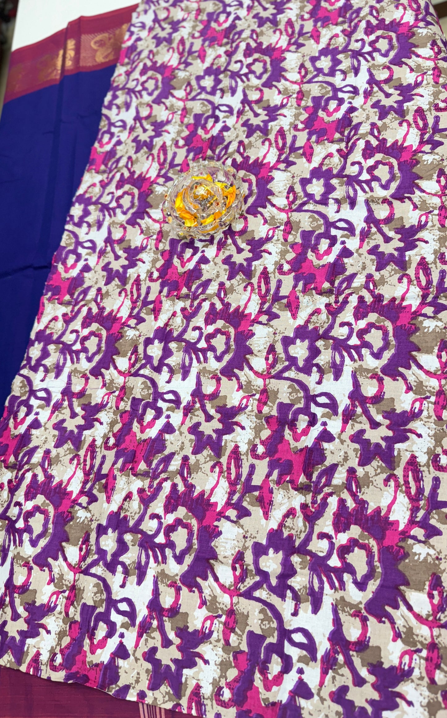 Chettinad Pure Cotton Saree with Zari Border – 80 Count, 20 Colours, 5.5m Length