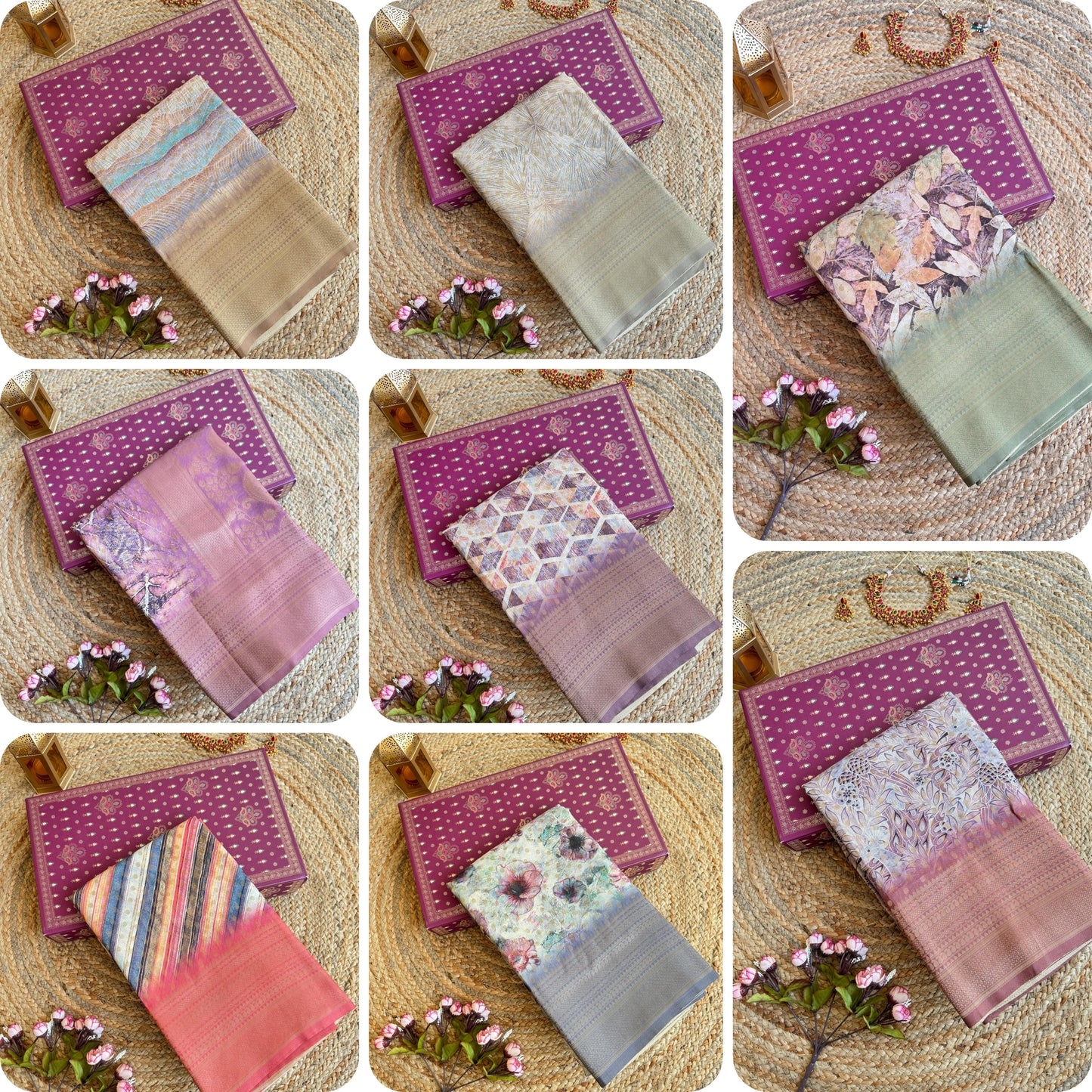 Mani’s Tissue Silk Rich Sarees